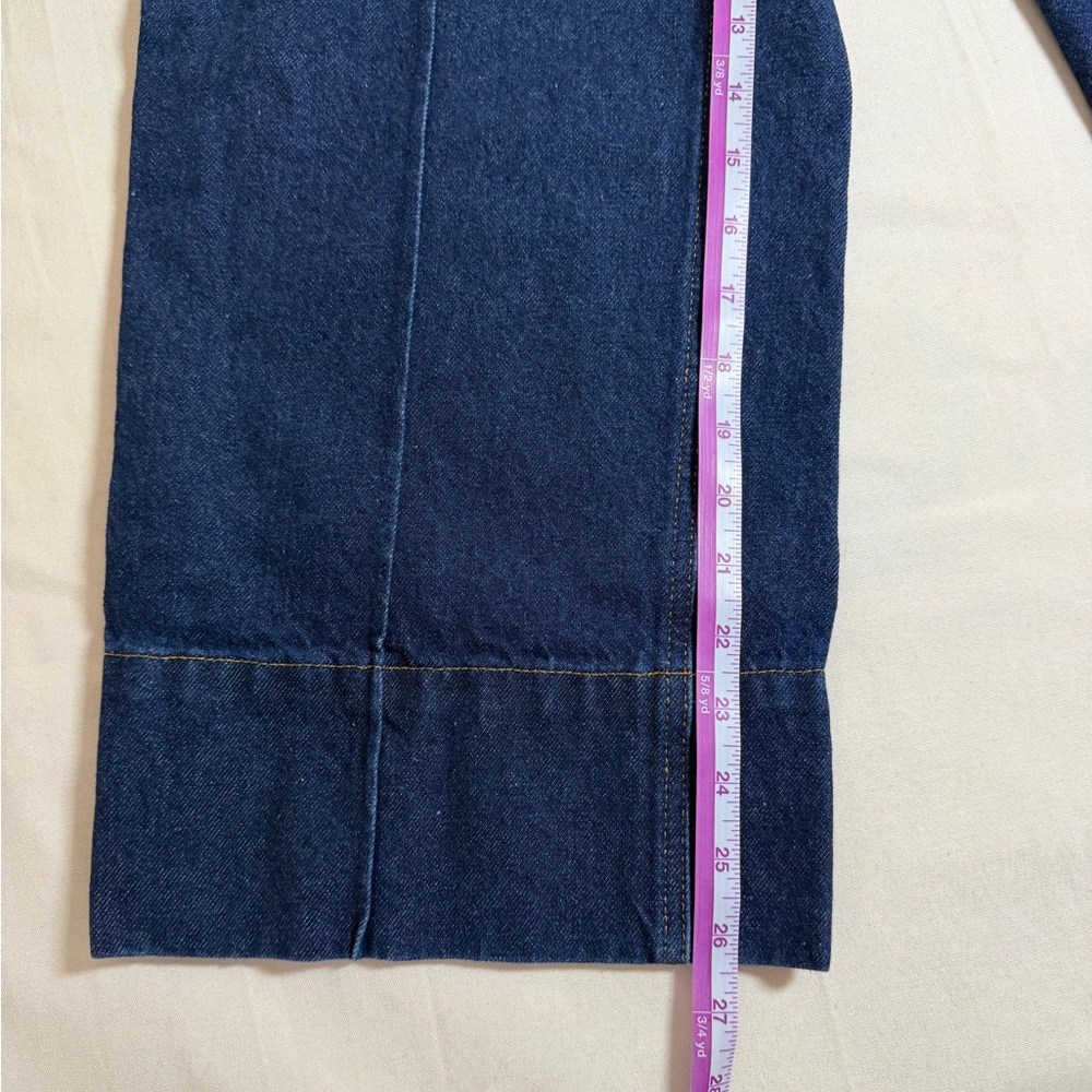 Entro Solid Wide Leg Ankle Length Patch Pockets J… - image 5